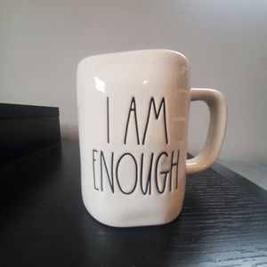 Rae Dunn "I AM ENOUGH" coffee/tea mug